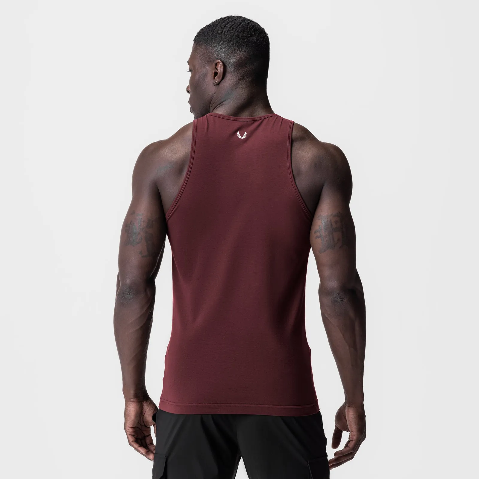 0924. Supima® Essential Slim Tank - Crimson