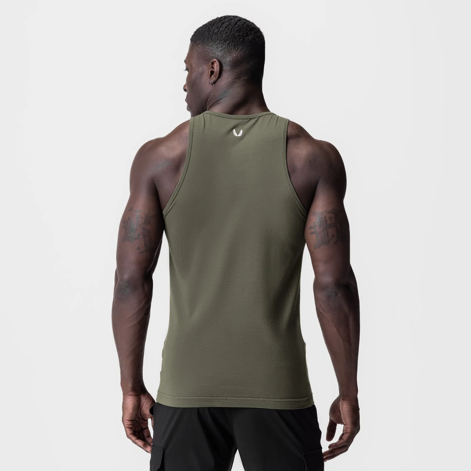 0924. Supima® Essential Slim Tank - Olive