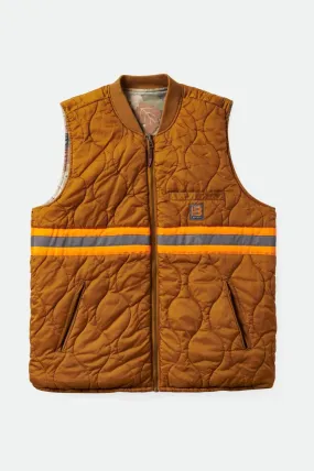 Abraham Builders Reversible Vest - Leaf Camo/Golden Brown