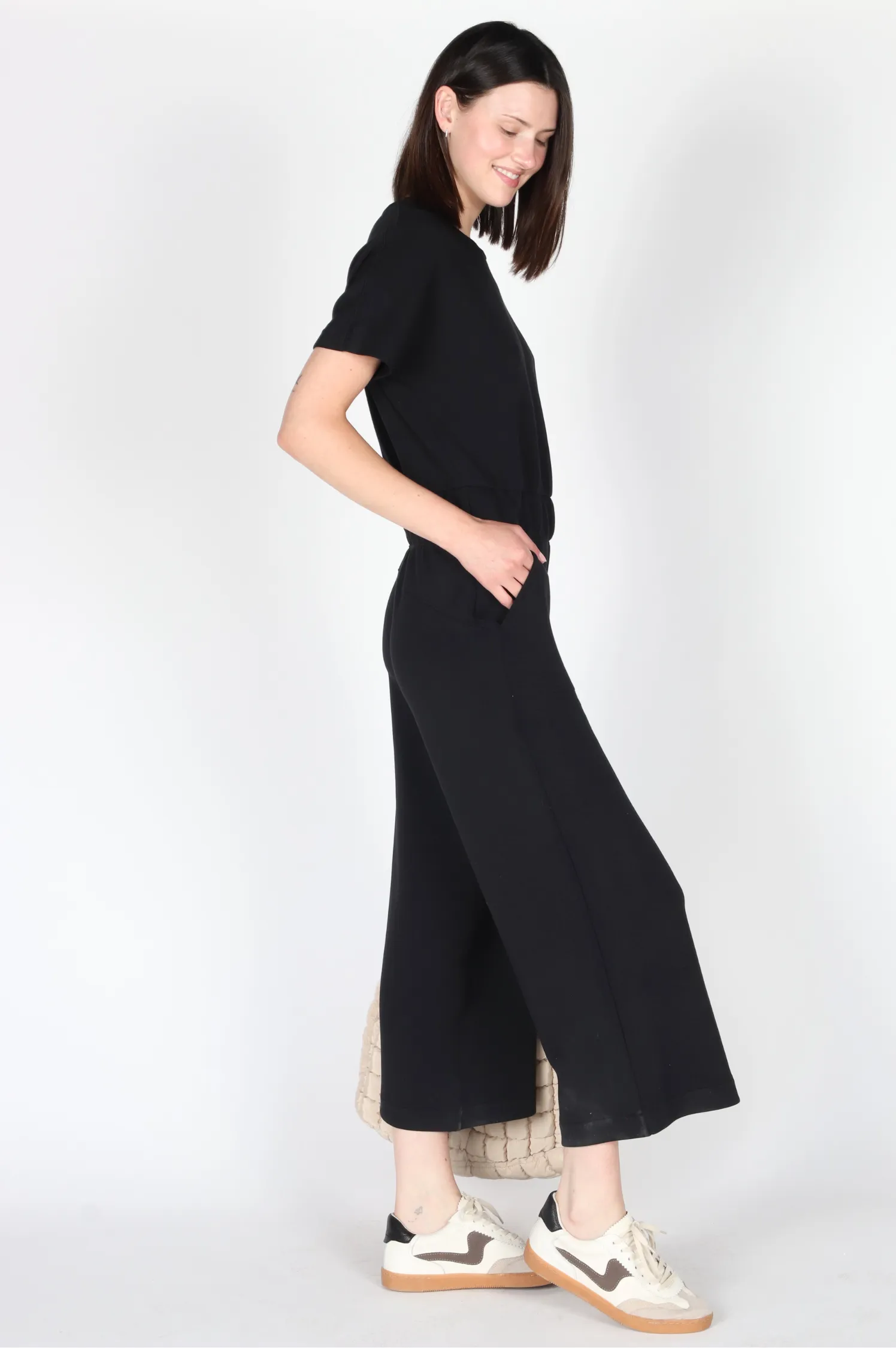 Aire Crop Wide Leg Jumpsuit