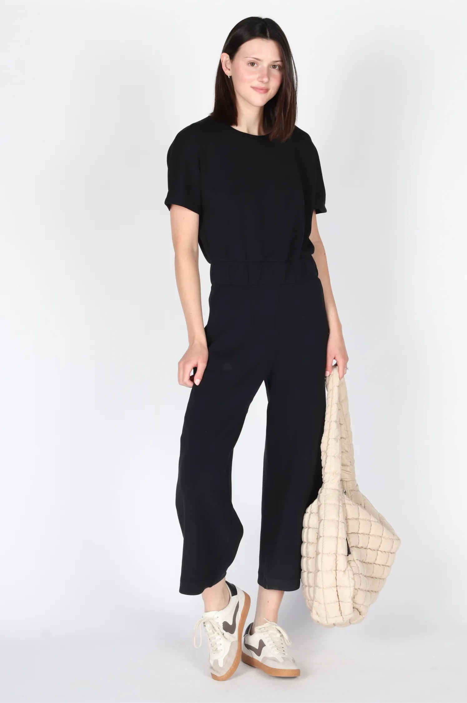 Aire Crop Wide Leg Jumpsuit