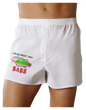 All About That Bass Fish Watercolor Boxer Shorts