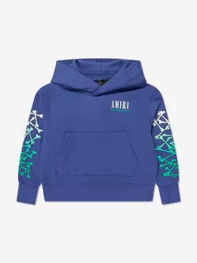 Amiri Kids Bones Hoodie in Blue