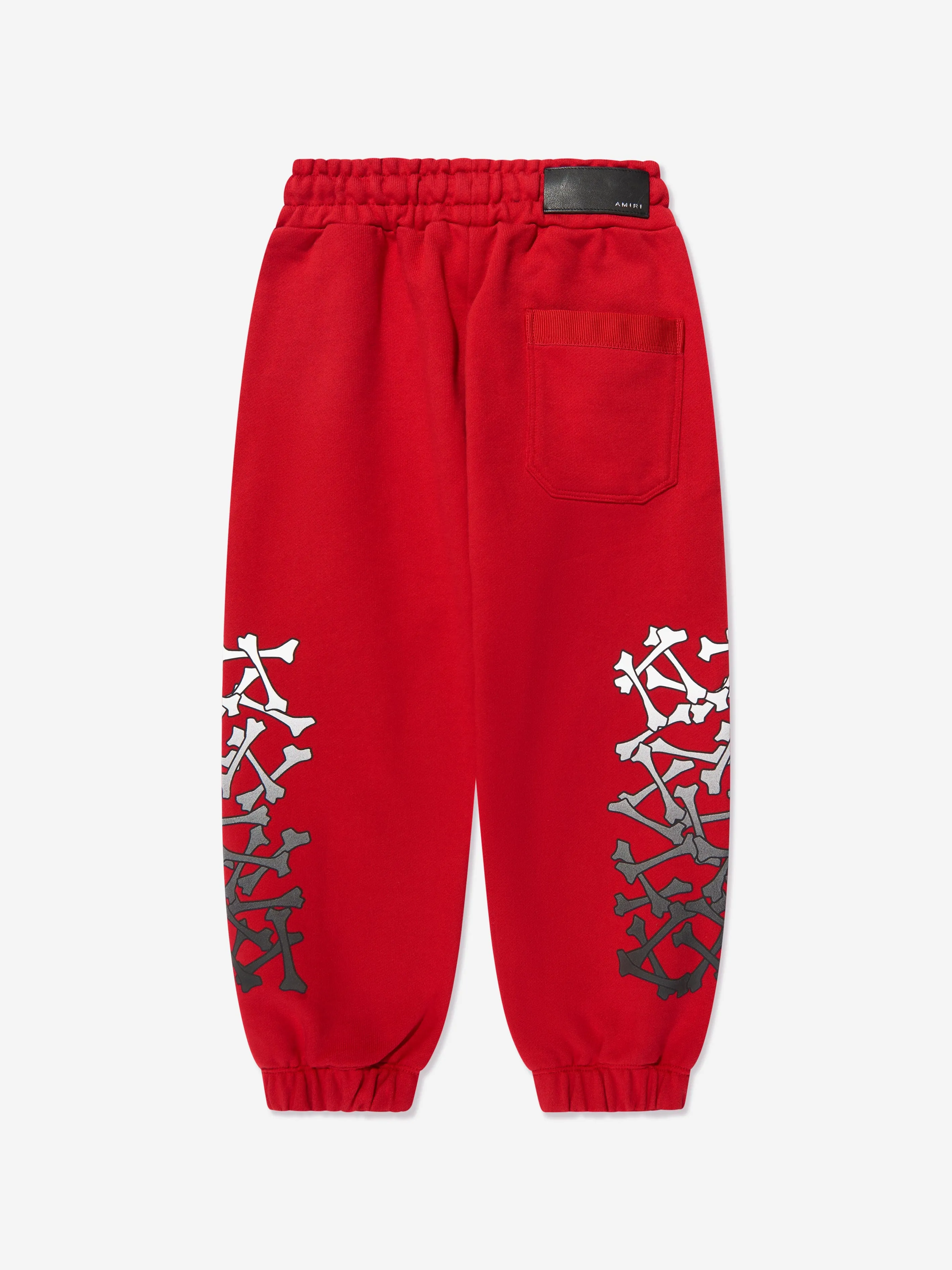 Amiri Kids Bones Joggers in Red