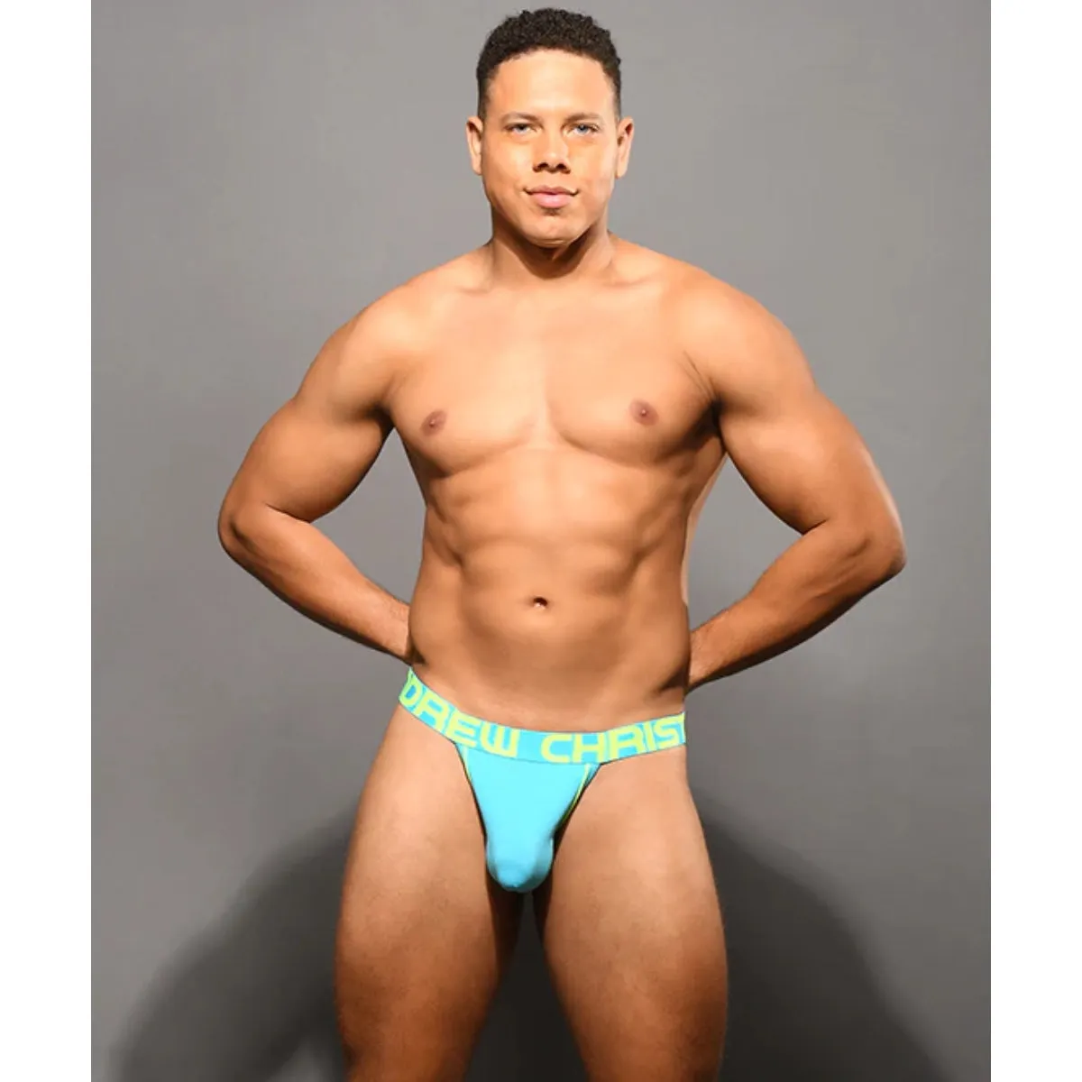 Andrew Christian For Hung Guys Jock Strap Aqua