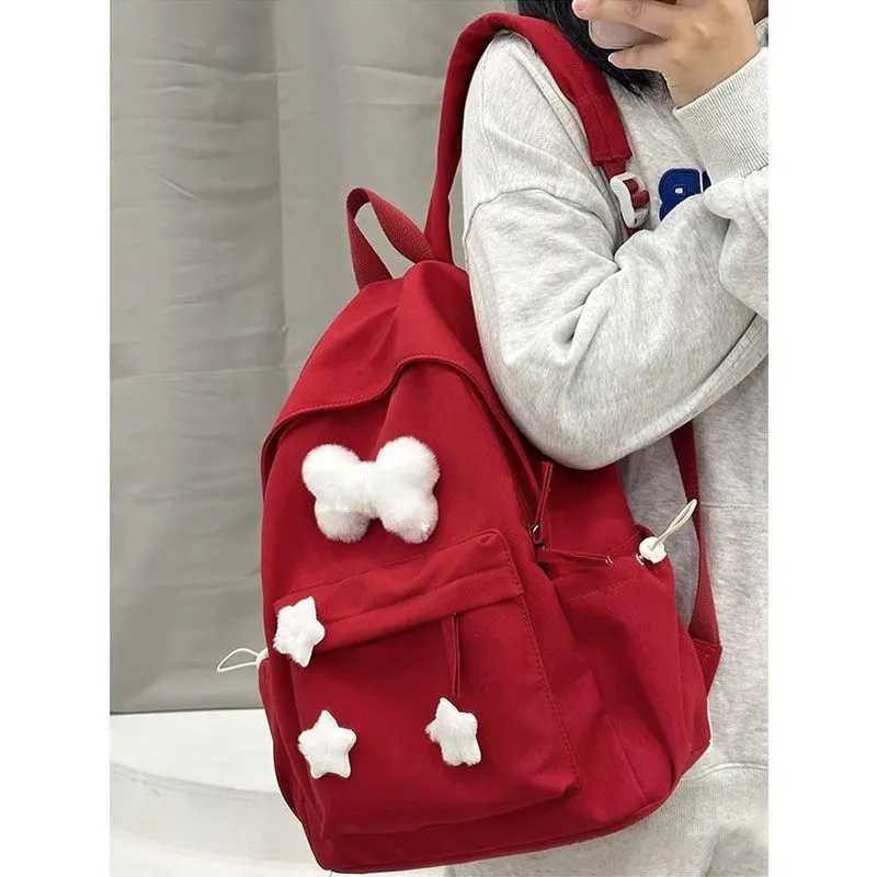 Backpack Women's Japanese Style Students Schoolbag Cute Junior and Middle School Students Korean Style Travel Leisure Backpack  New