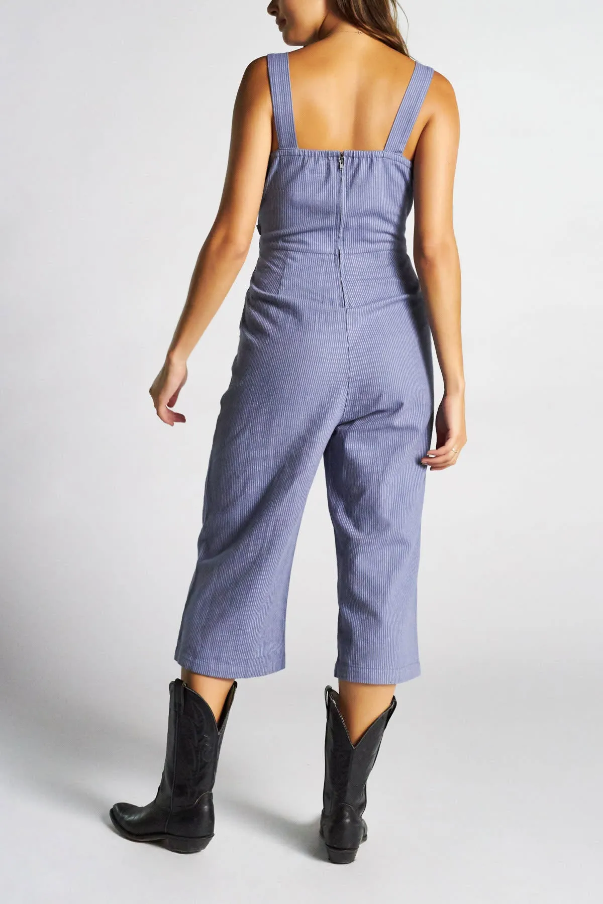 Beatrice Jumpsuit - Washed Navy