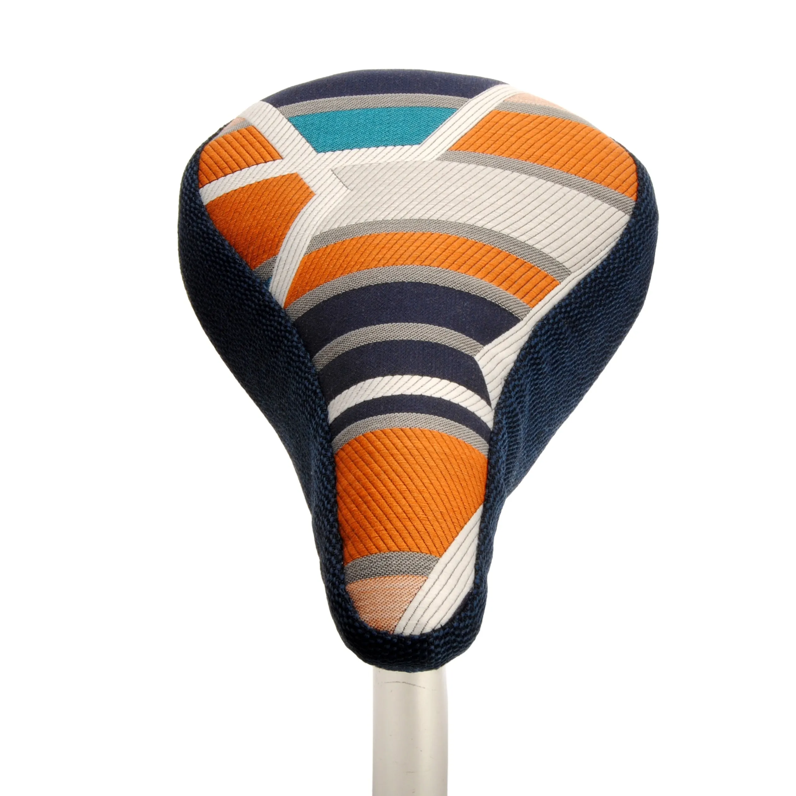 Blue Swan Slim | Bicycle Saddle Cover | Sarah Morris Print