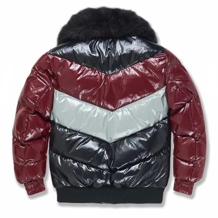 Boys Jordan Craig Sugar Hill Puffer Jacket (Burgundy) 91548B