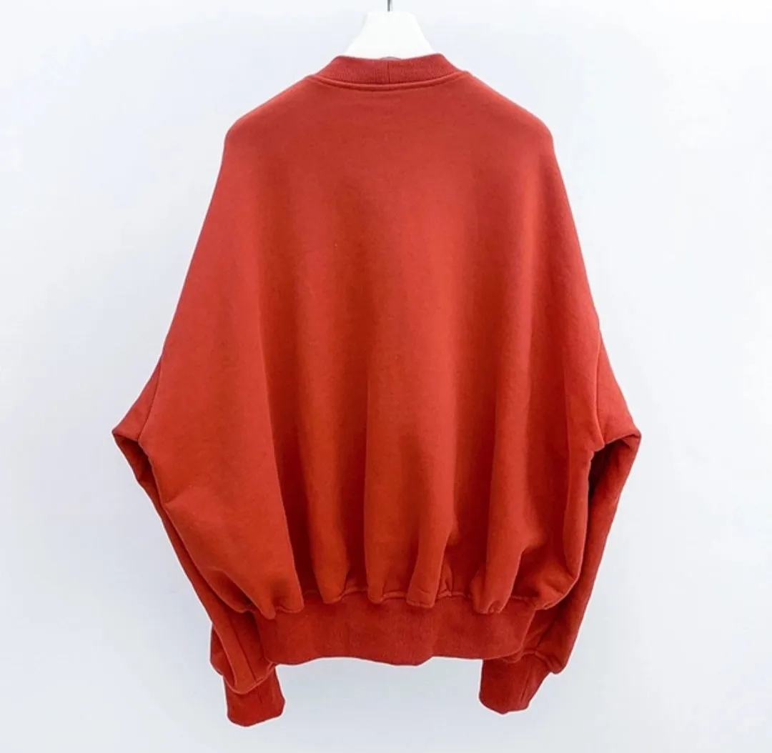 Chest Pocket Oversized Sweatshirt