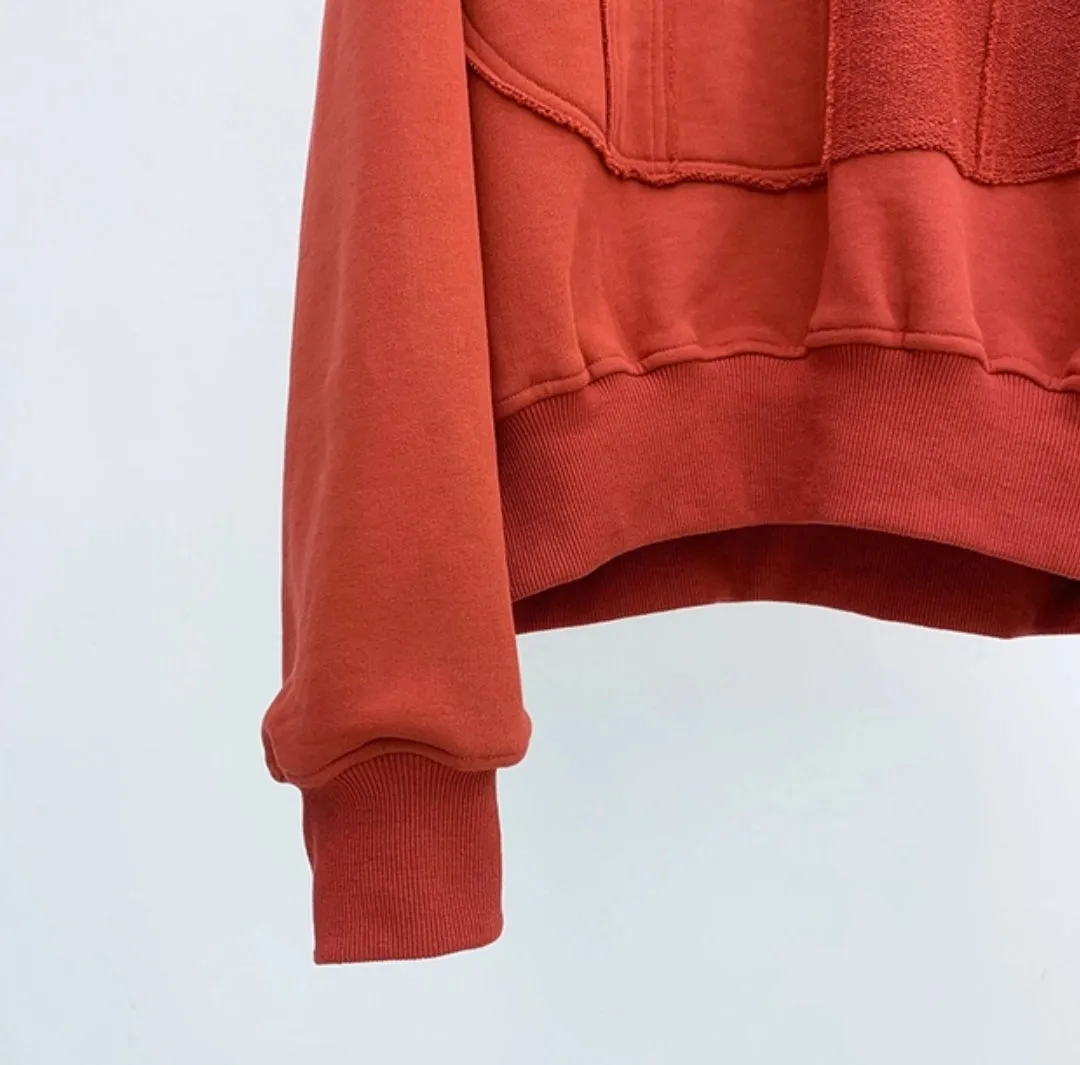 Chest Pocket Oversized Sweatshirt