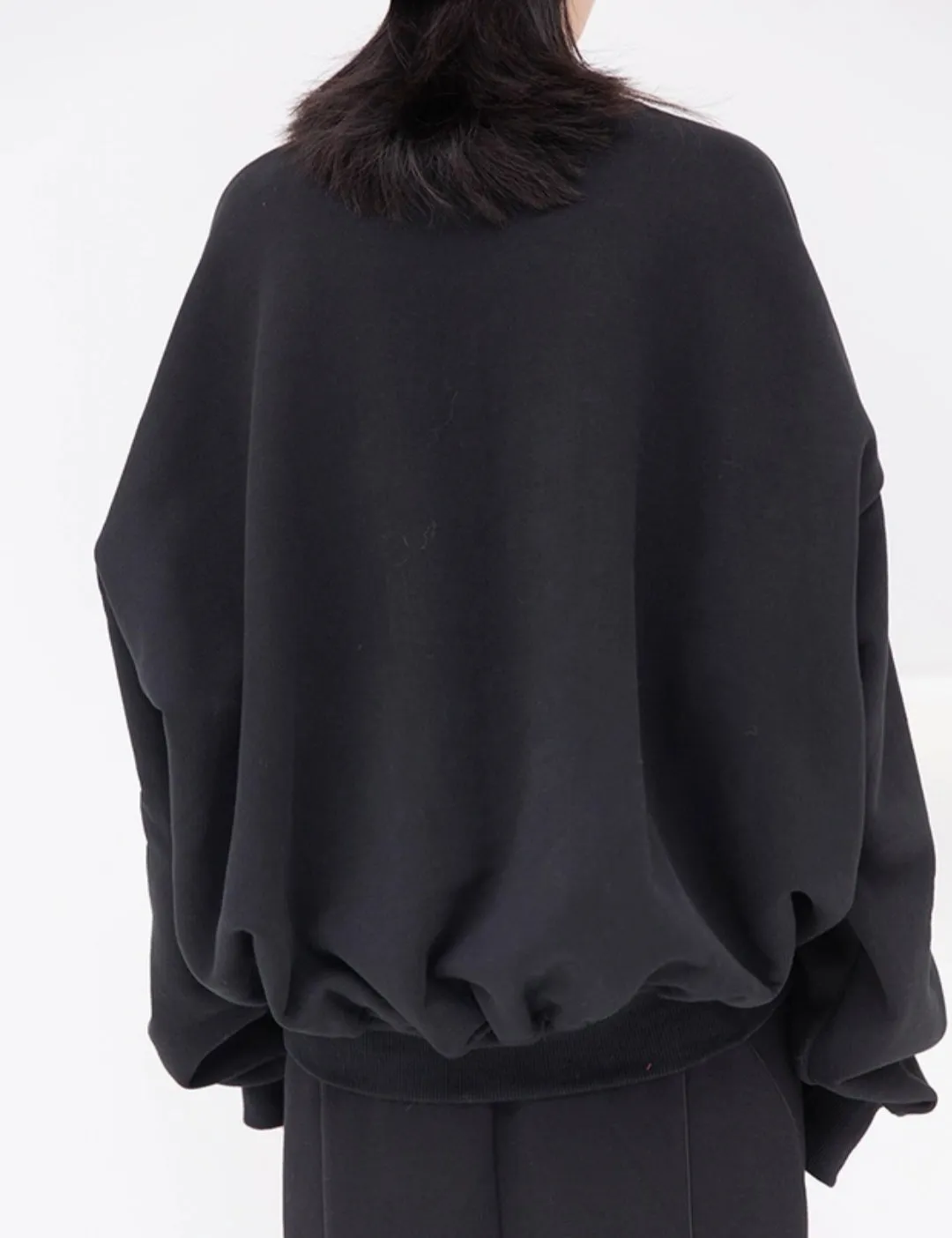 Chest Pocket Oversized Sweatshirt