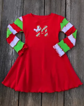 Christmas Personalized Holiday Girl Dress