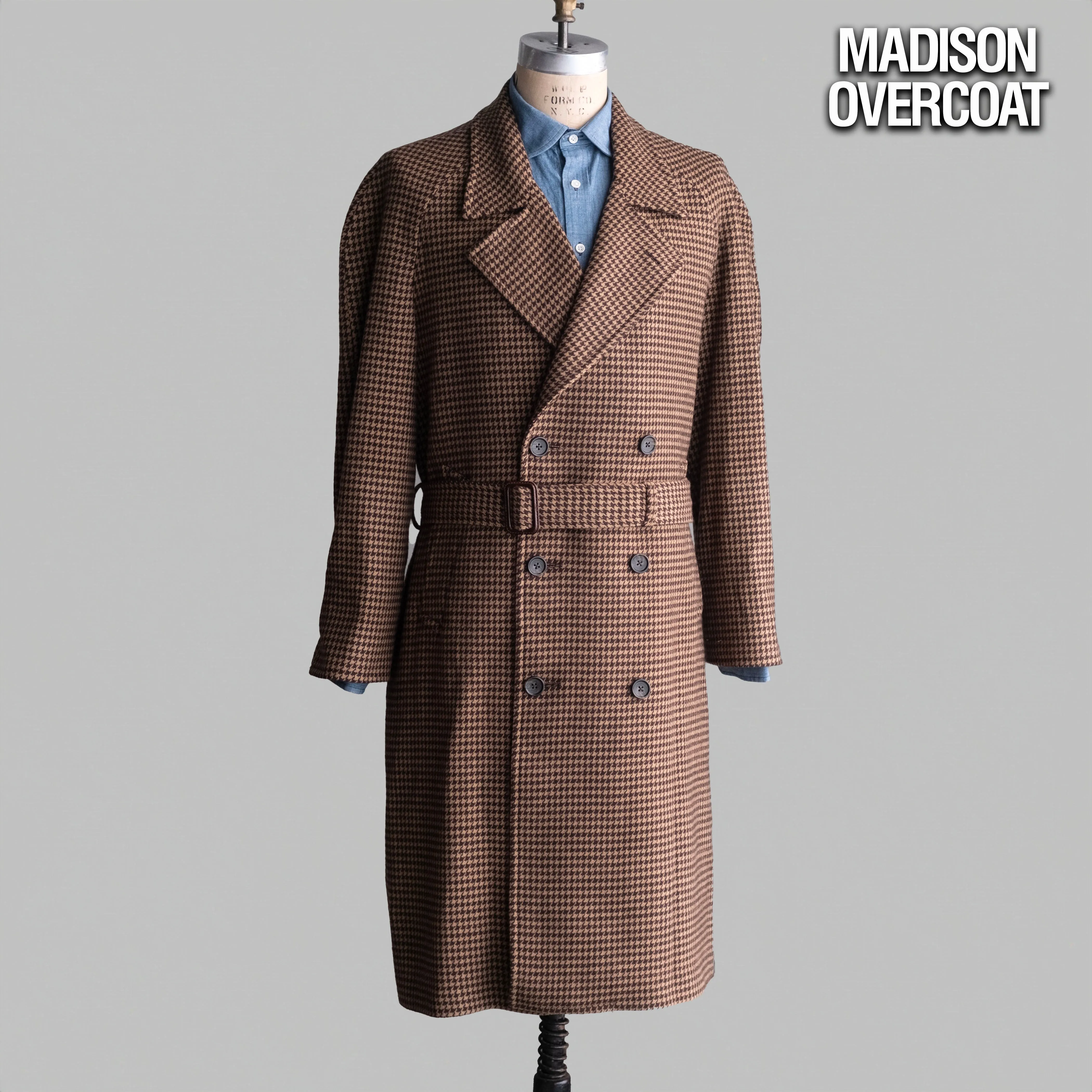 Custom Overcoats Fox Brothers Tweed