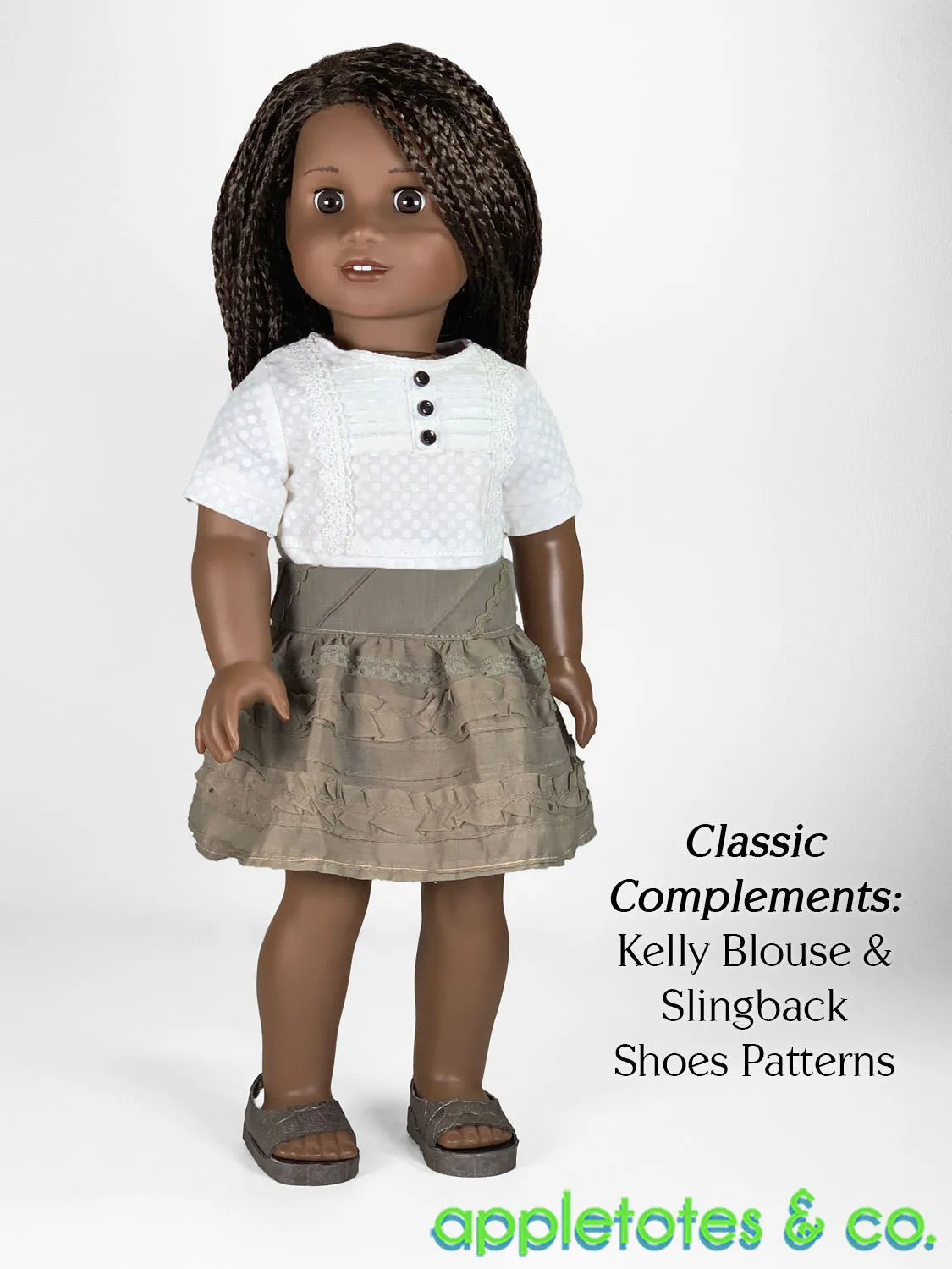 Dirndl Skirt 18 Inch Doll Sewing Pattern