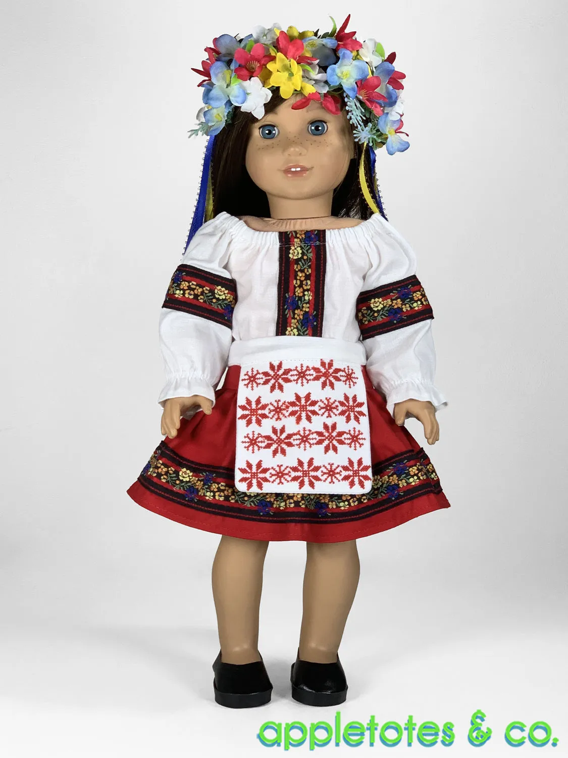 Dirndl Skirt 18 Inch Doll Sewing Pattern