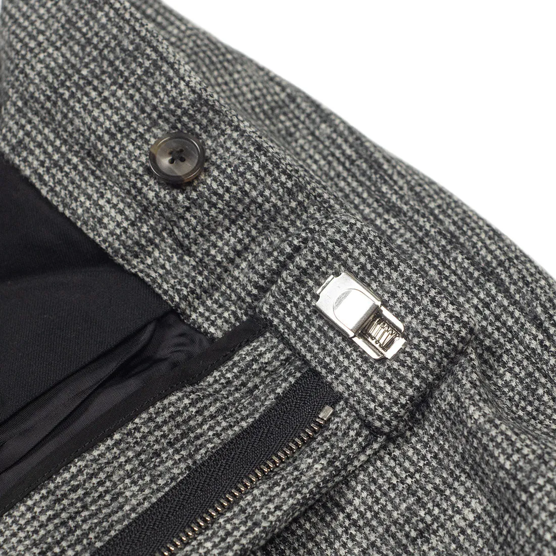 Easy pants in grey puppytooth wool flannel (separates)