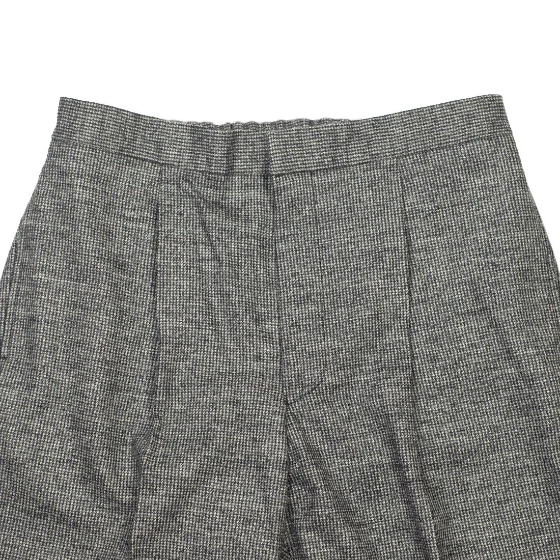 Easy pants in grey puppytooth wool flannel (separates)