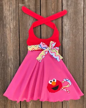 Elmo Sesame Street Personalized Dress