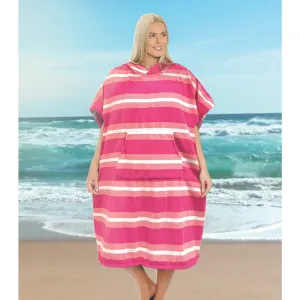 Ezi Dri Changing Robe - Pink Stripe