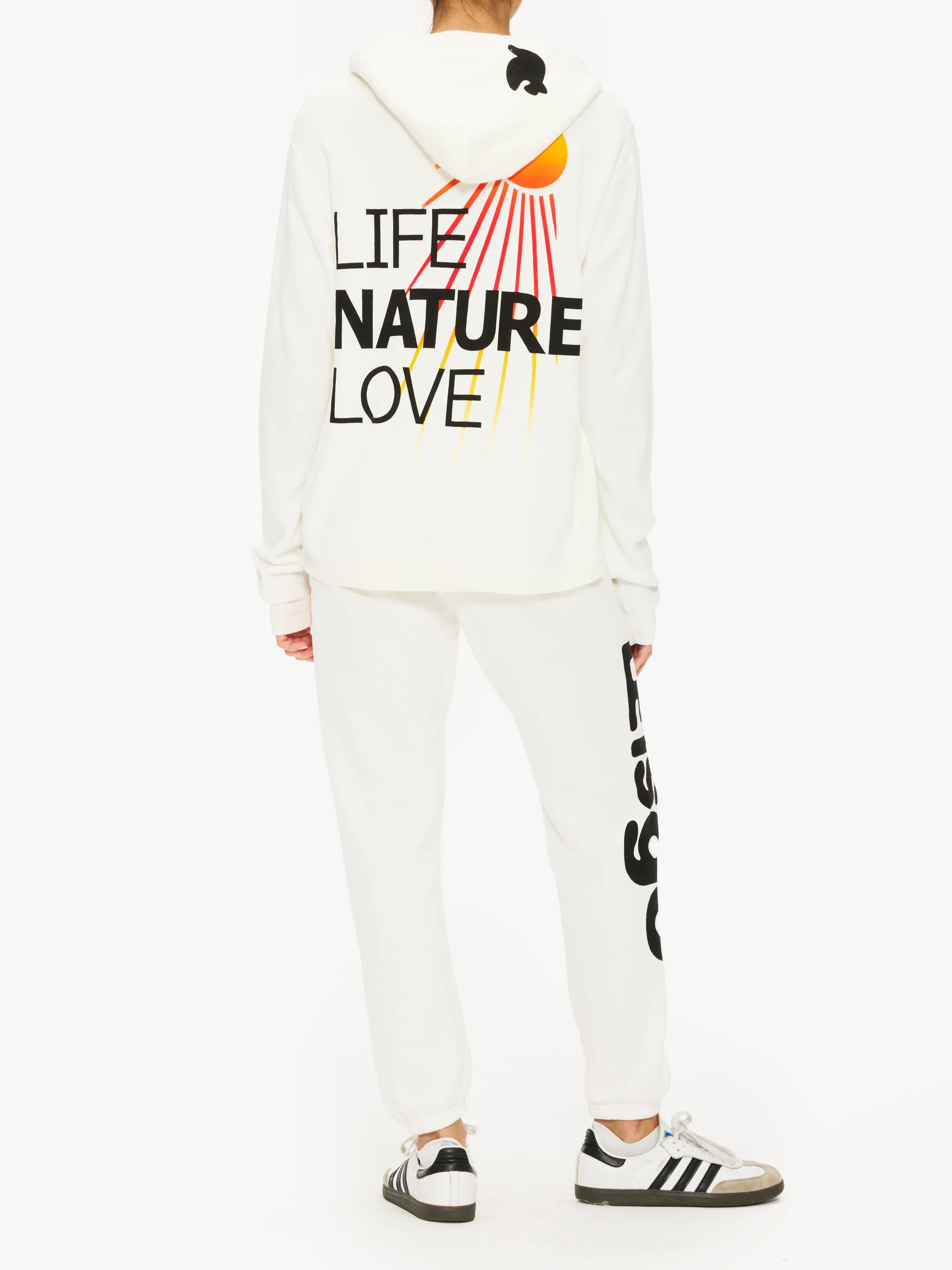 Free City Circa '99 Life Nature Love Lets Go Fluff Hoodie