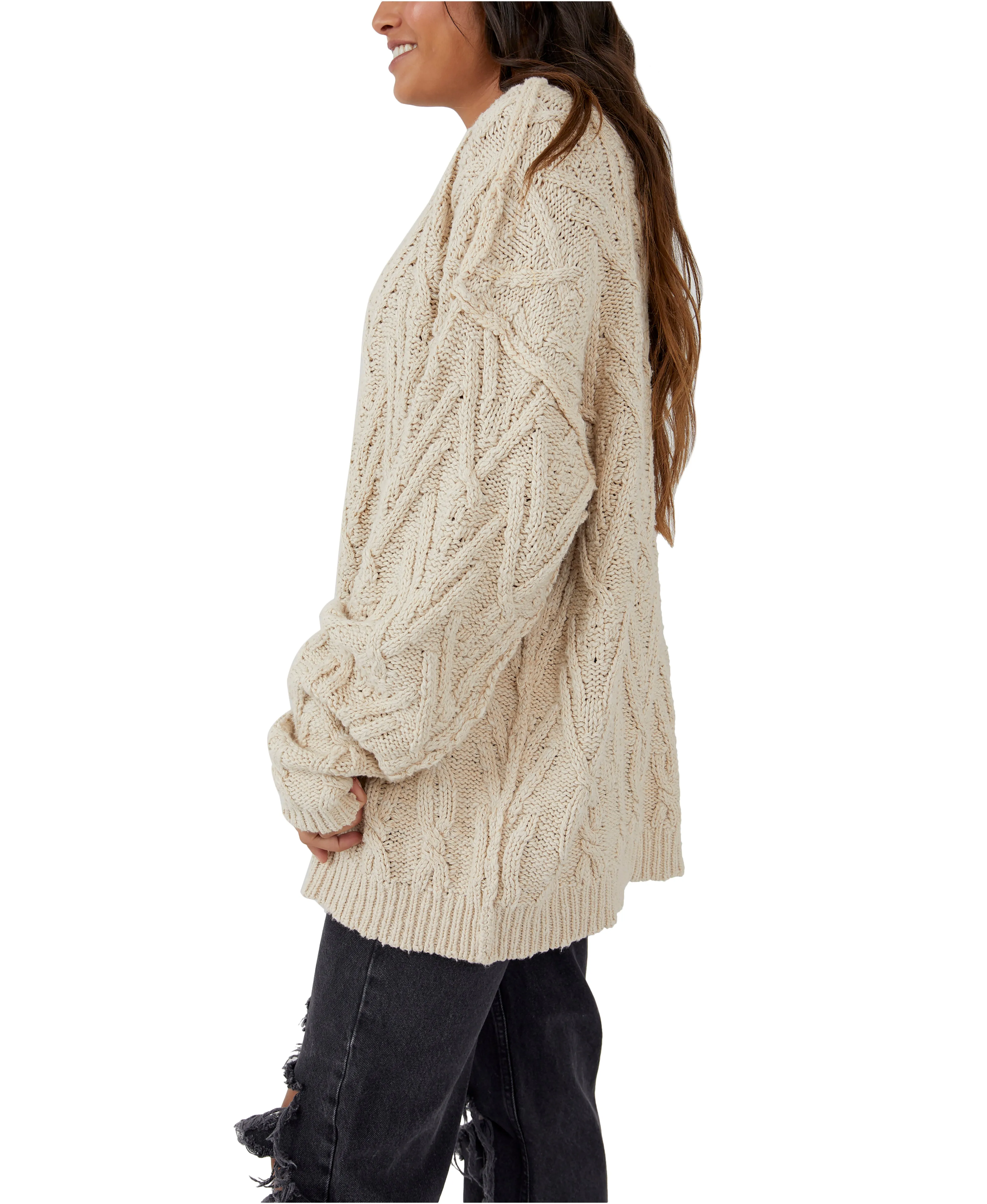 Free People Isla Cable Tunic