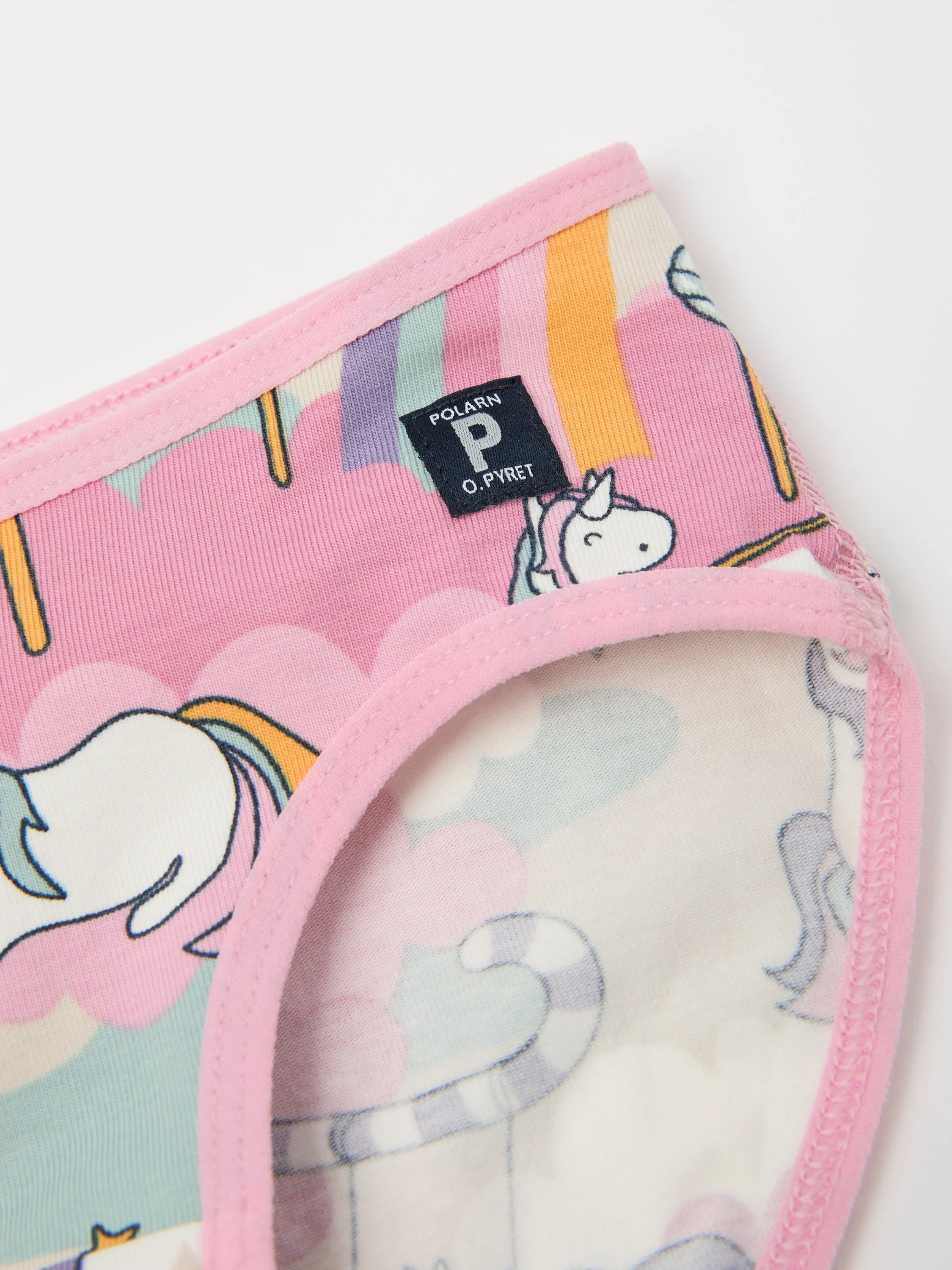 Girls Unicorn Print Briefs