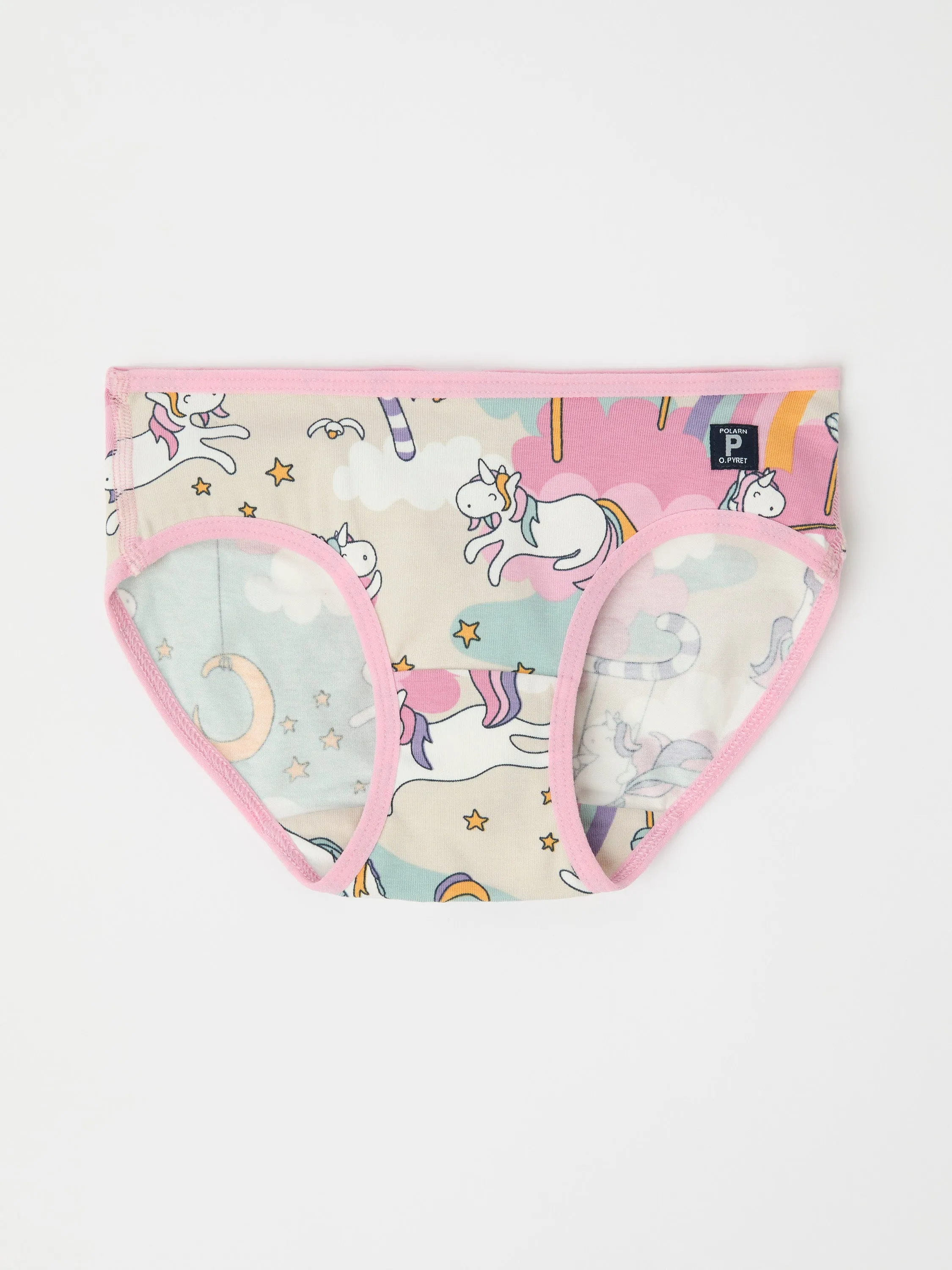 Girls Unicorn Print Briefs