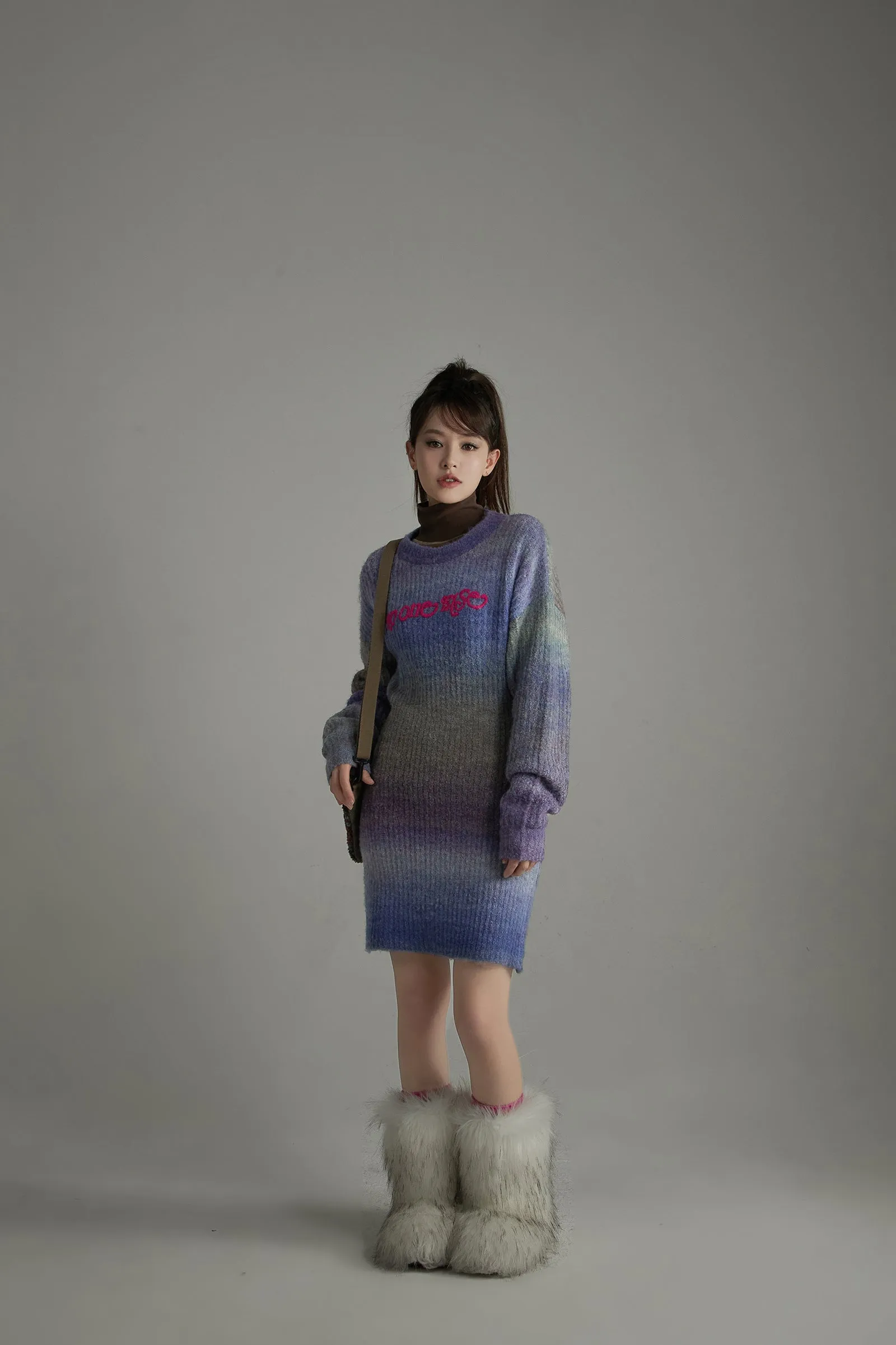 Gradient Knit Dress