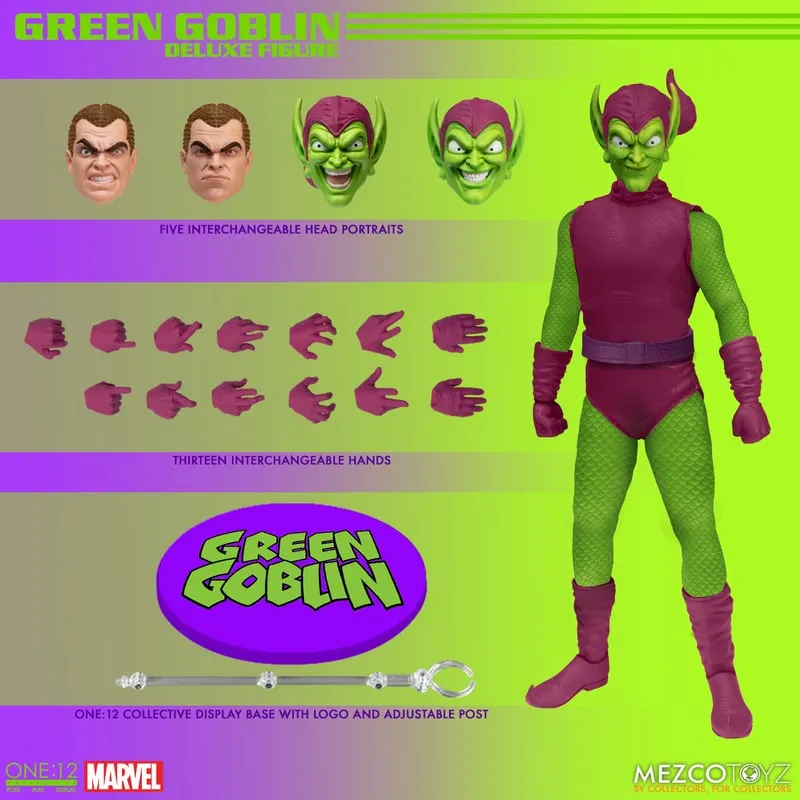 Green Goblin Deluxe One:12 Collective action figure by Mezco