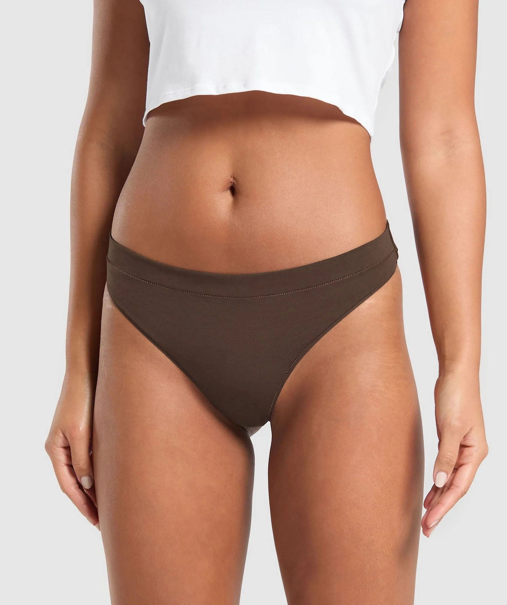 Gymshark 3pk Thong - Archive Brown/Soul Brown/Cement Brown