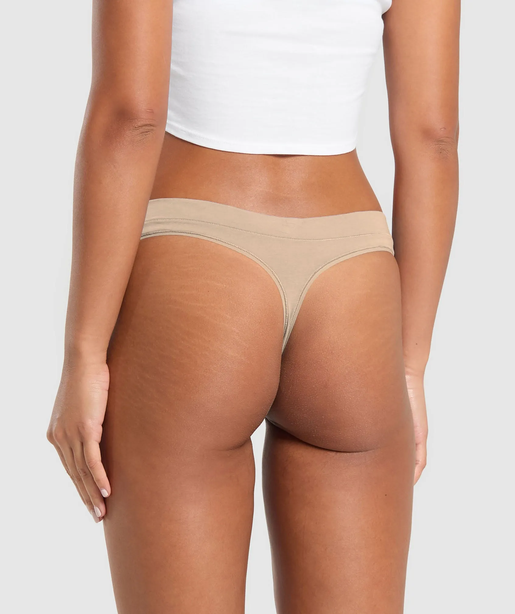 Gymshark 3pk Thong - Archive Brown/Soul Brown/Cement Brown