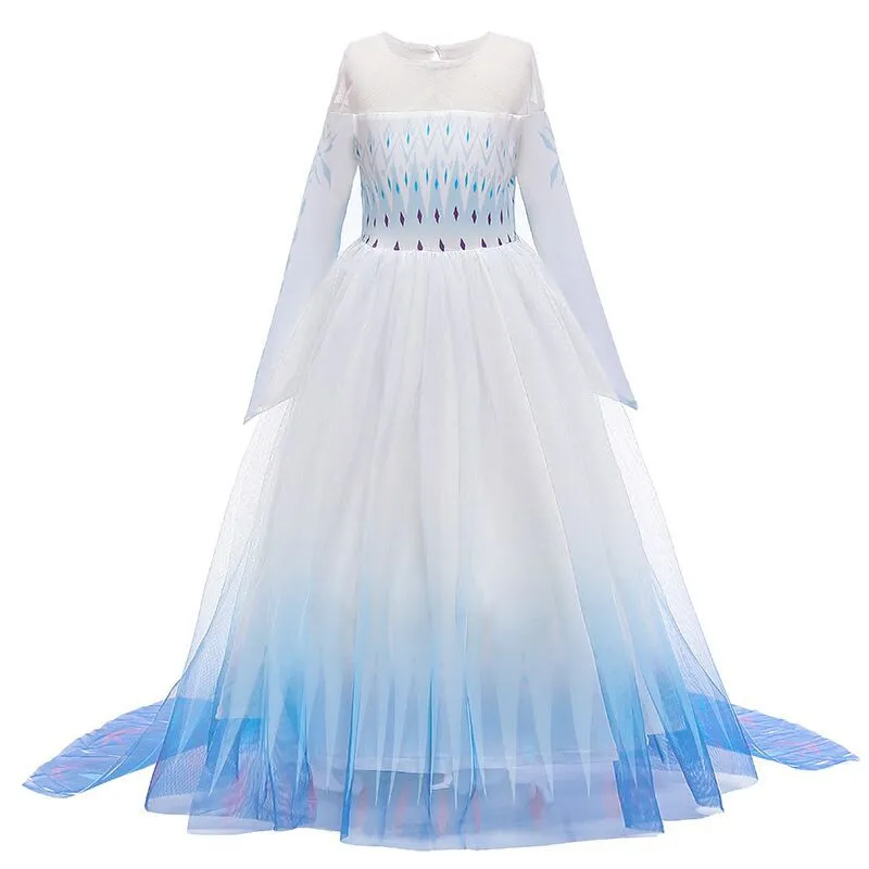 Halloween Girls' Children's Dress Princess Elsa Dress Frozen Princess Dress