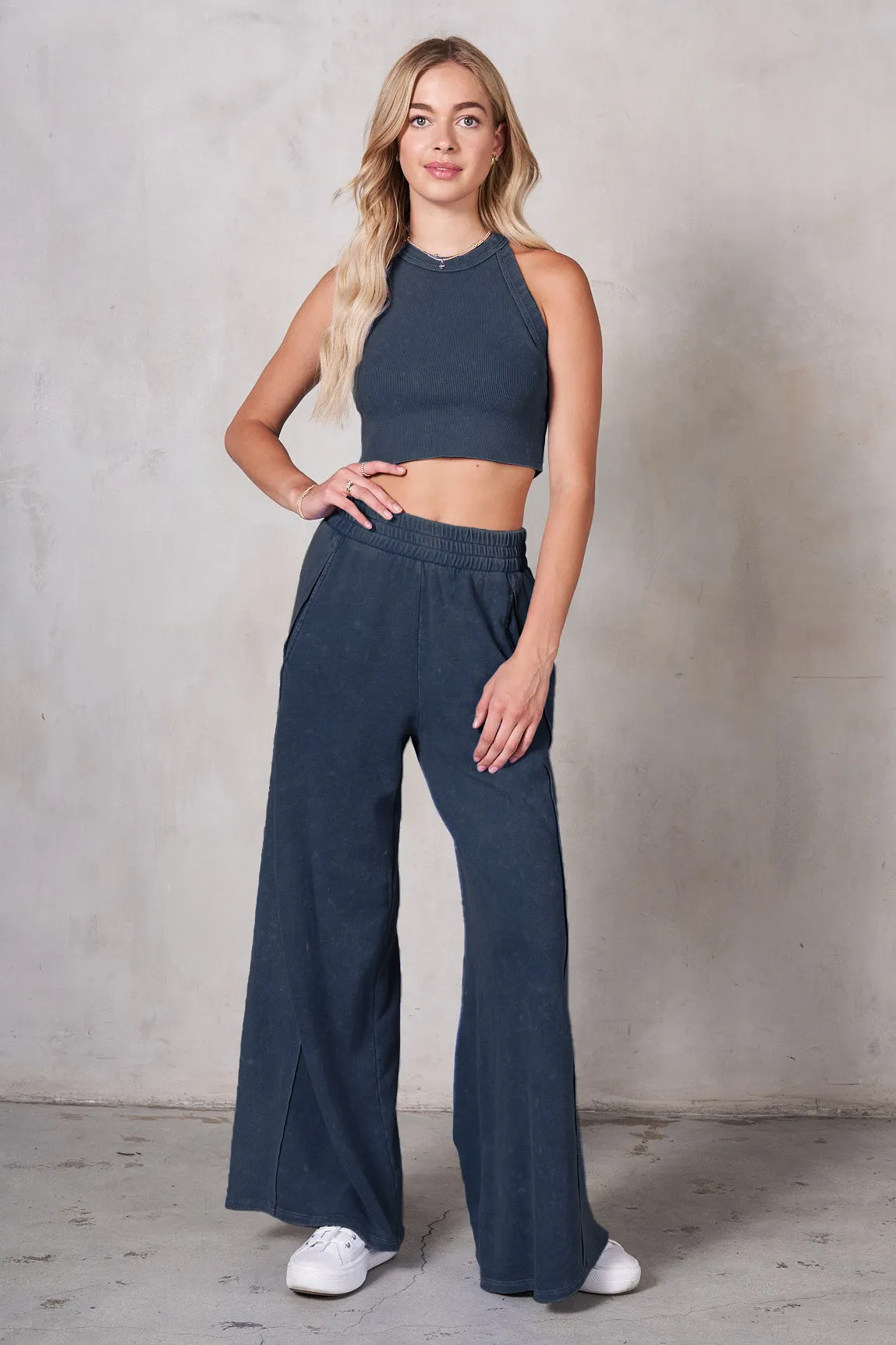 HALTER TOP PANT SET