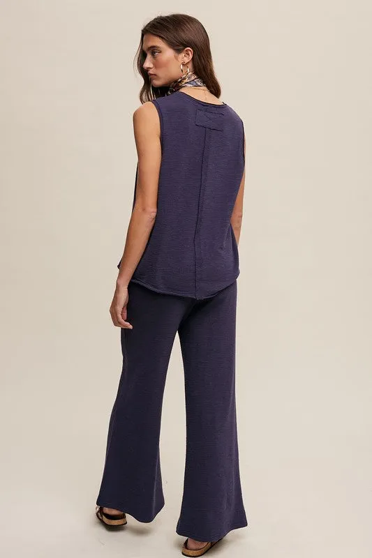 Harlow Knit Tank and Sweat Pant Set