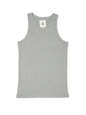 Hemen Biarritz Gari Grey Organic Cotton Vest