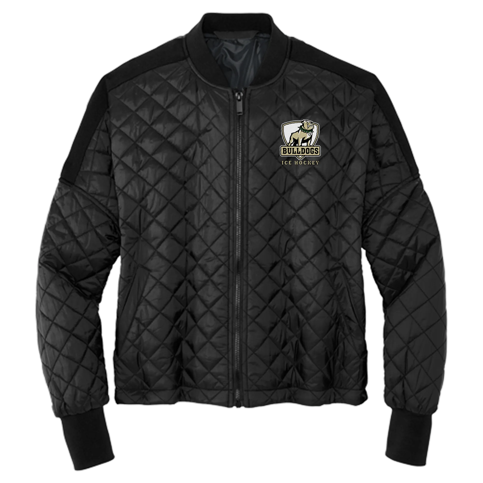 HVM Bulldogs Mercer Mettle Womens Boxy Quilted Jacket