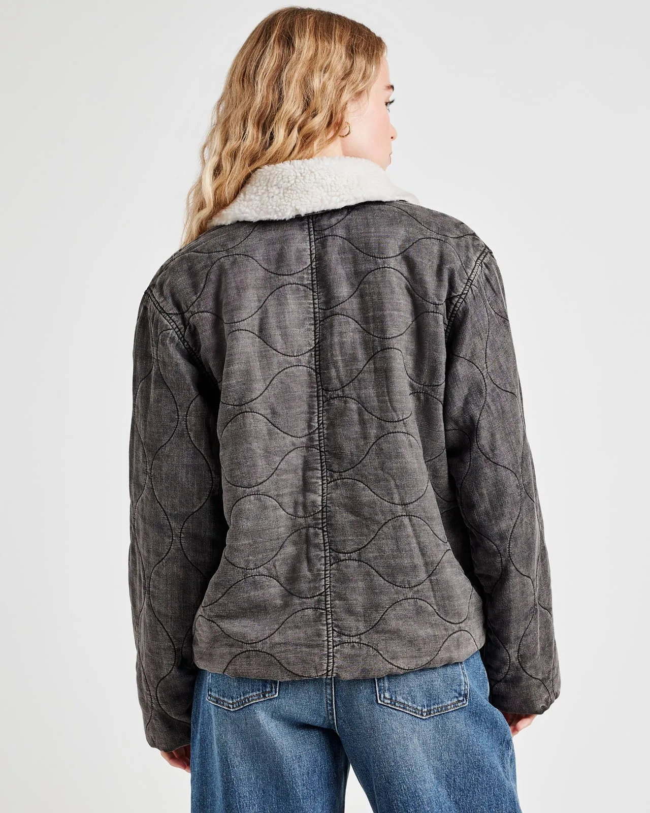 Kayden Black Indigo Jacket