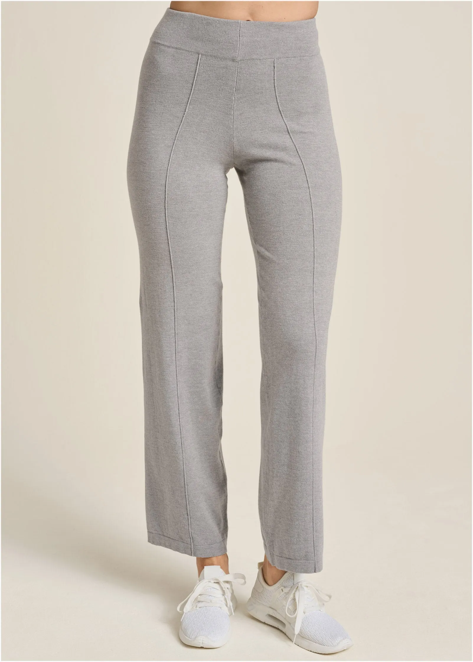 Knit Pants - Heather Grey