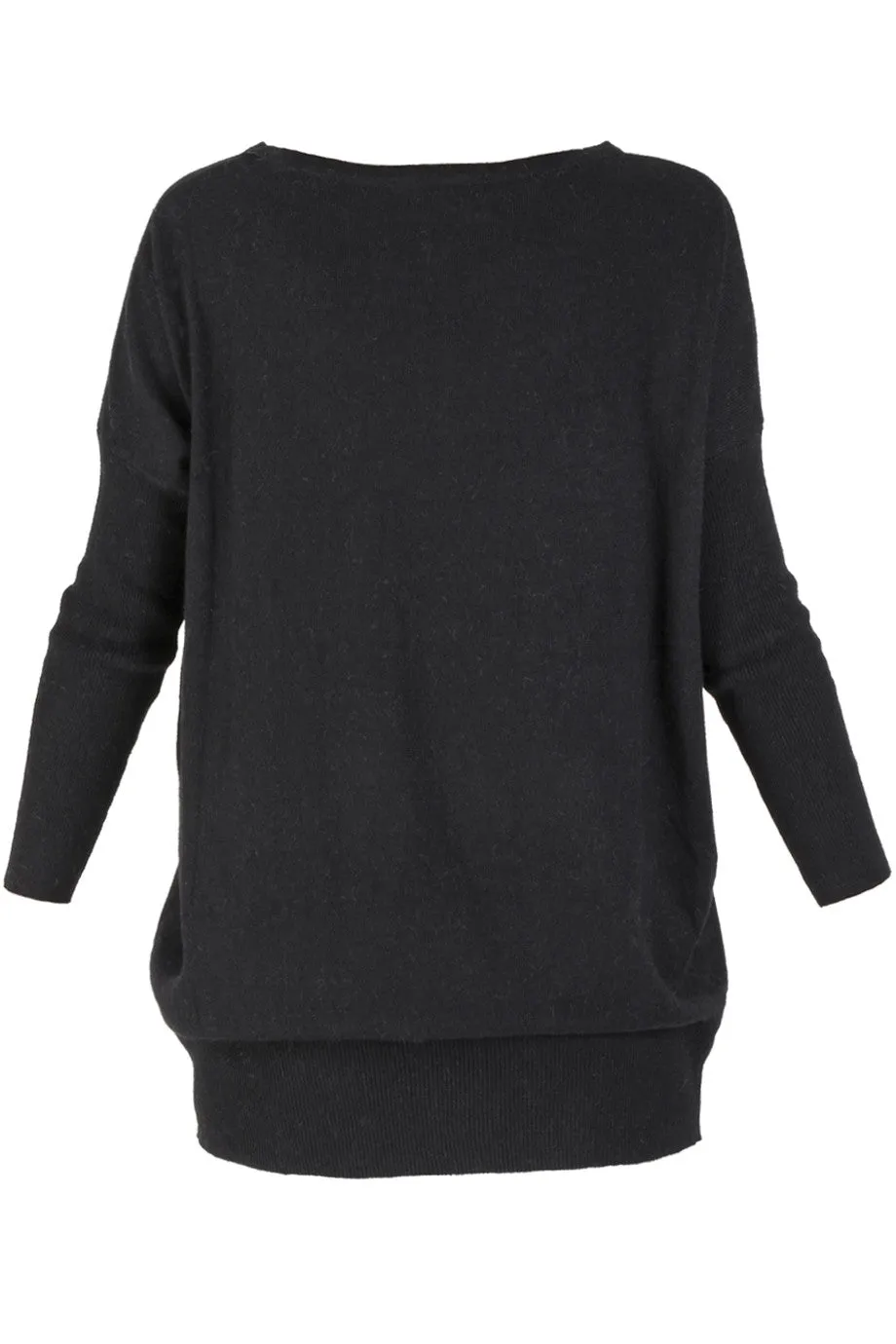 LONDON MISS PANDA Black Long Sweater