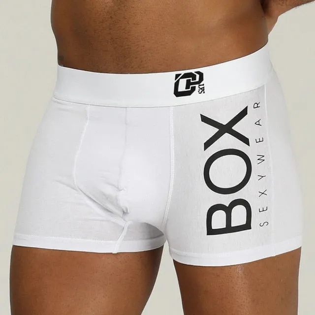 Men Underwear Boxer Shorts Mens Cotton Boxershorts Boxer Underwear Breathable Long Trunks