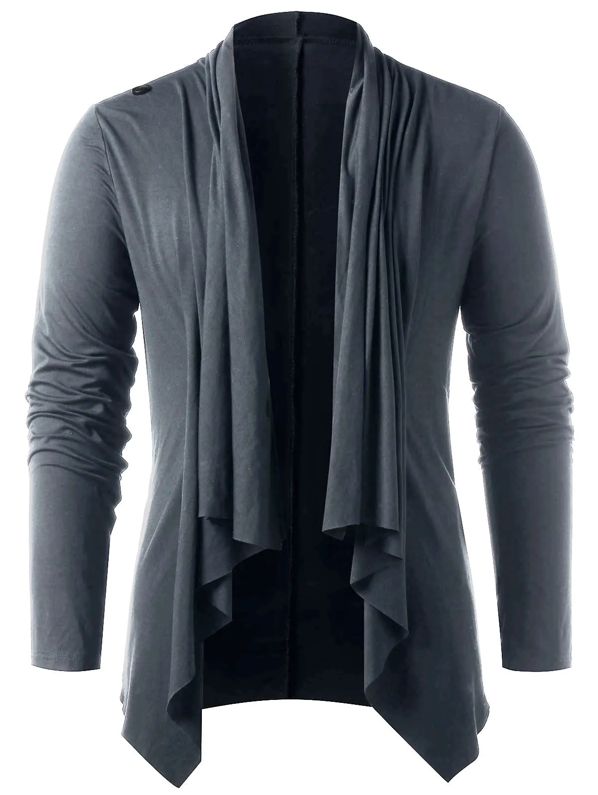 Men's Asymmetrical Overlap Asymmetrical Cardigan for Spring