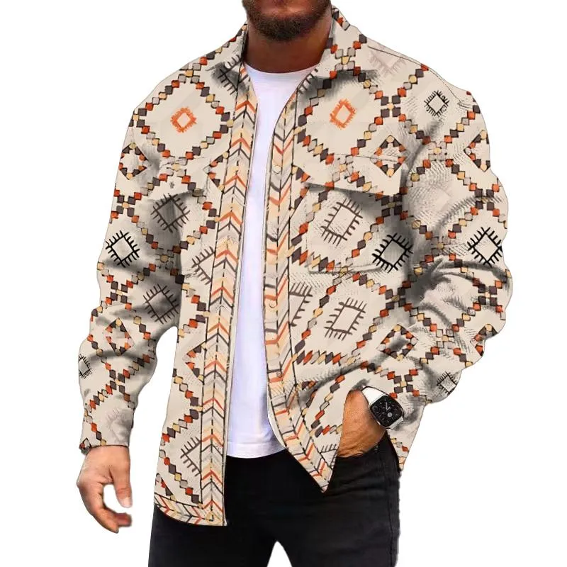 MEN'S FASHIONABLE CASUAL CORDUROY JACKET 10699819YM