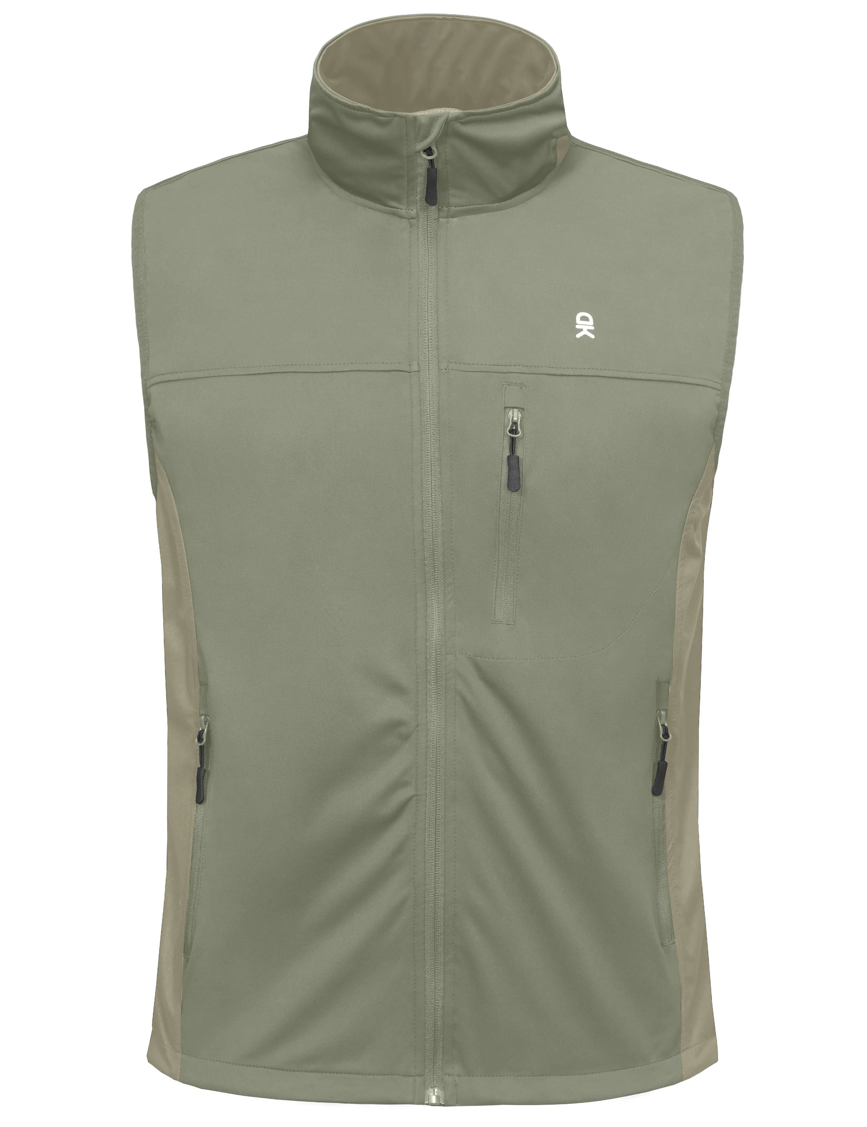 Men's Lightweight Patchwork Softshell Golf Vest