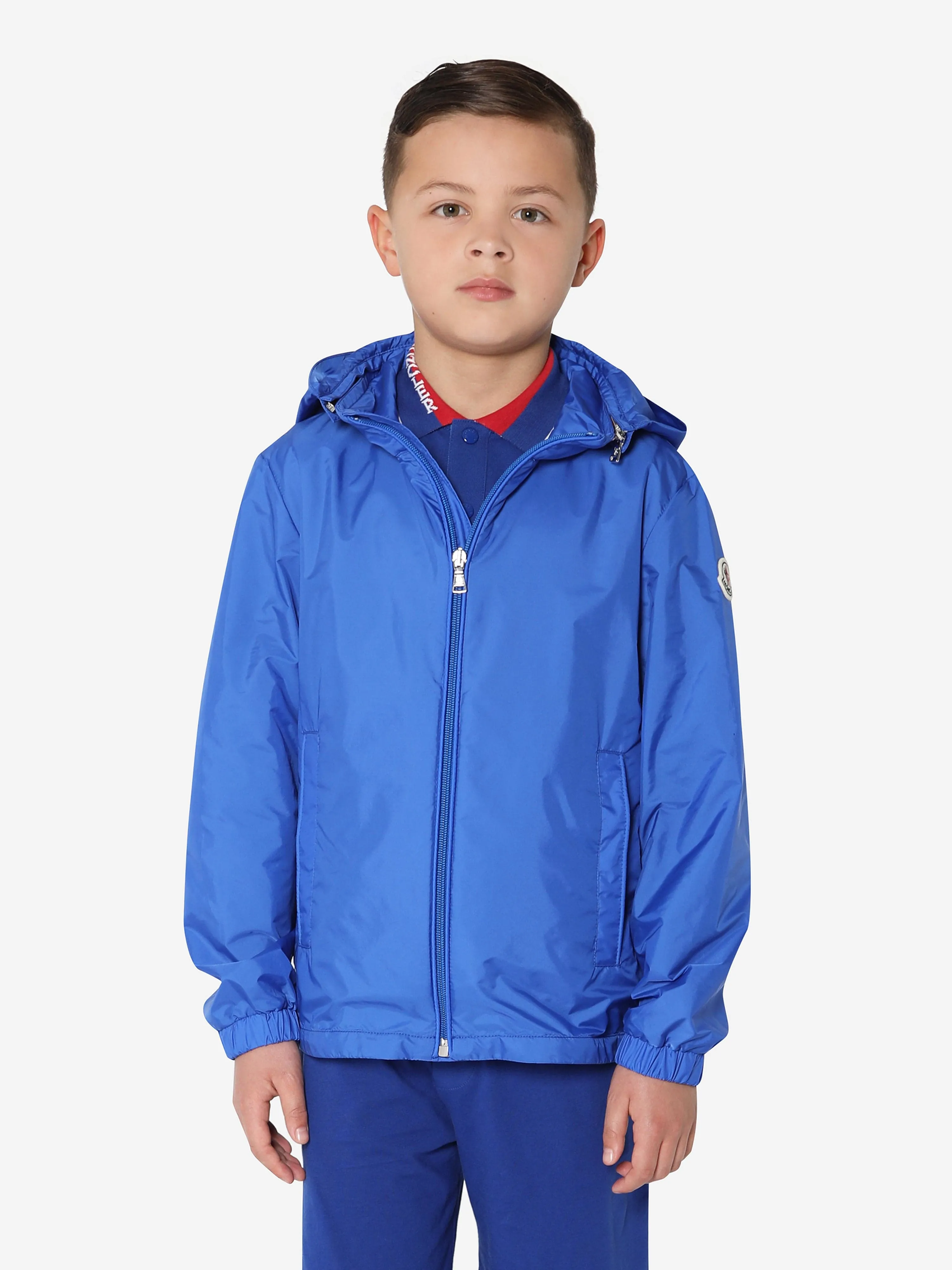 Moncler Enfant Boys Aidrian Jacket in Blue