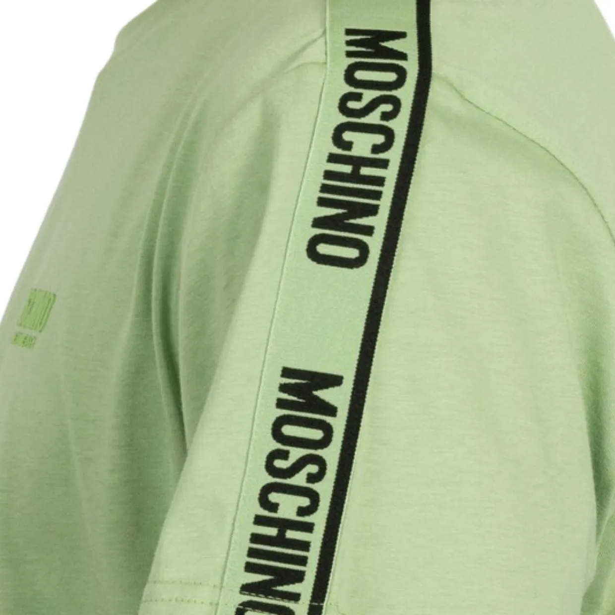 Moschino Underwear Logo Tape Green T-Shirt