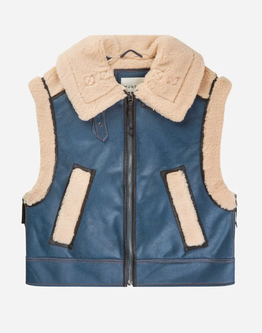 Munthe Tuppa Vest Blue