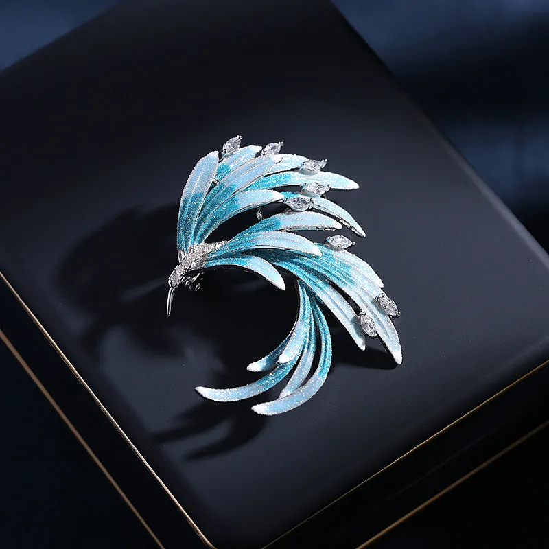 National fashion retro style phoenix corsage dress accessories