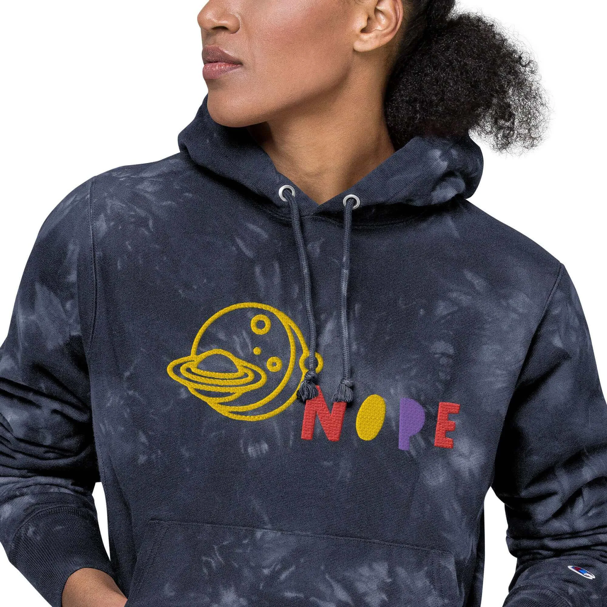 Nope Champion Tie-Dye Hoodie | Unique & Comfy