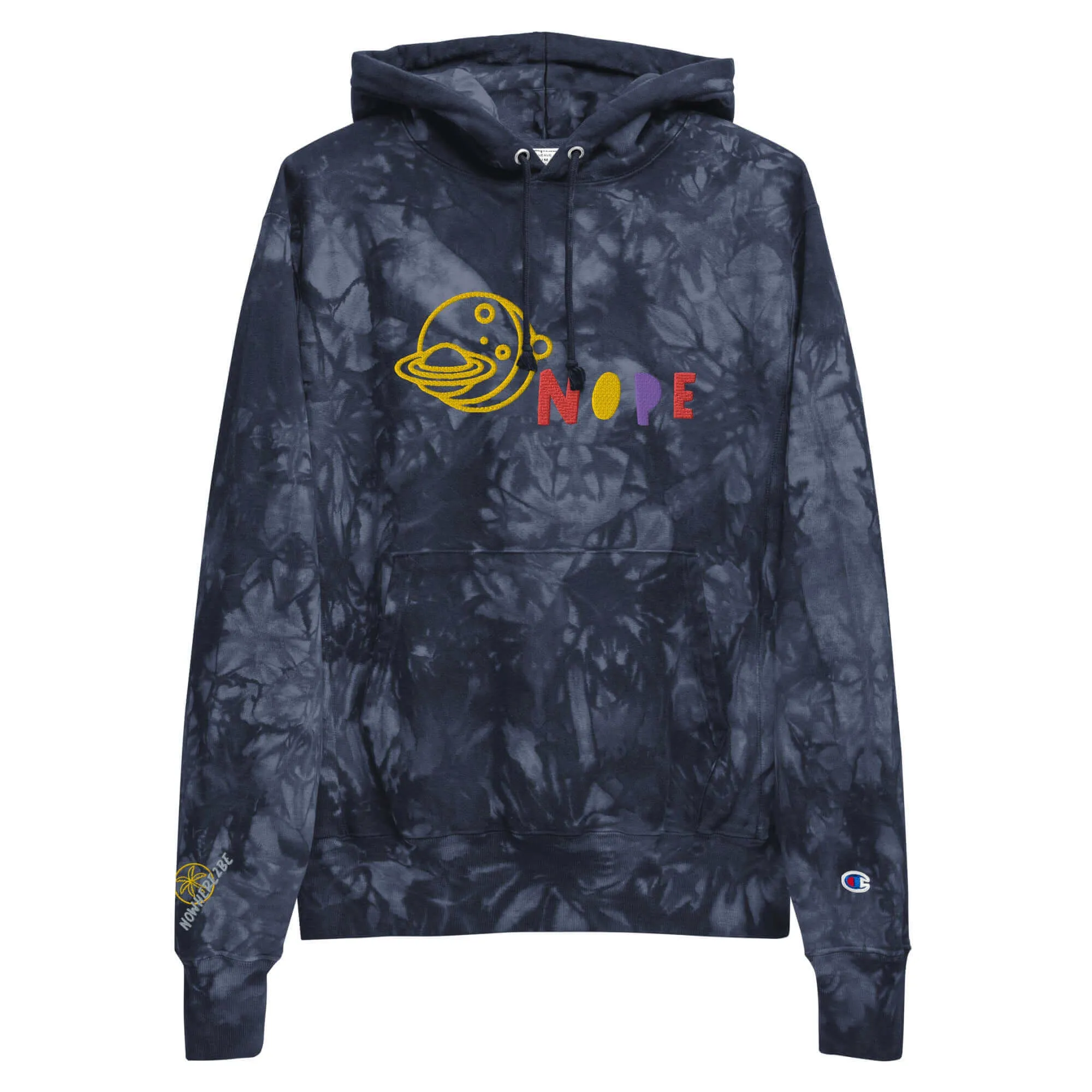 Nope Champion Tie-Dye Hoodie | Unique & Comfy